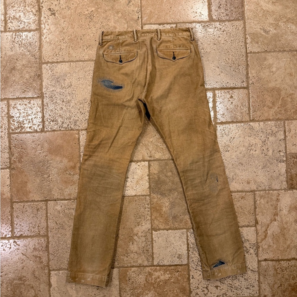 RRL Ralph Lauren Field Patchwork Corduroy Trouser Pants - Picture 5 of 13